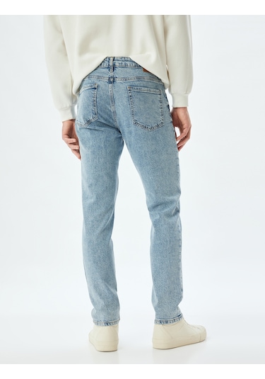 Koton Slim Fit Kot Pantolon - Brad Jean Açık İndigo 5wam40079nd Açık İndigo
