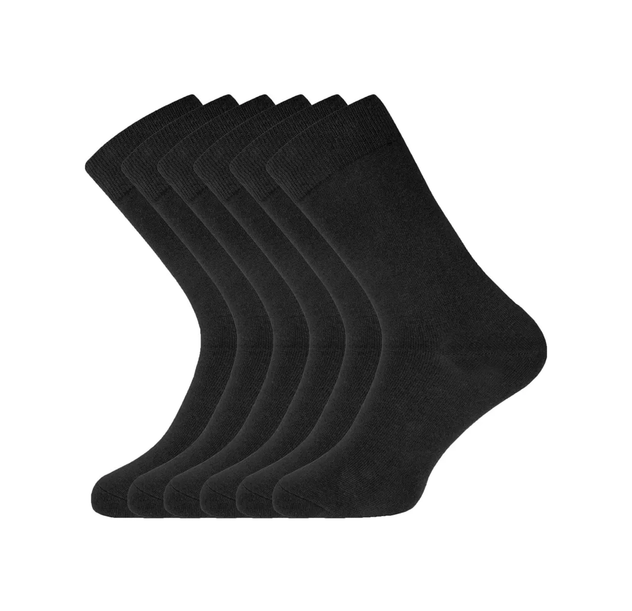 Oodji Set Uzun Çoraplar 6 Çift 3767835 Siyah