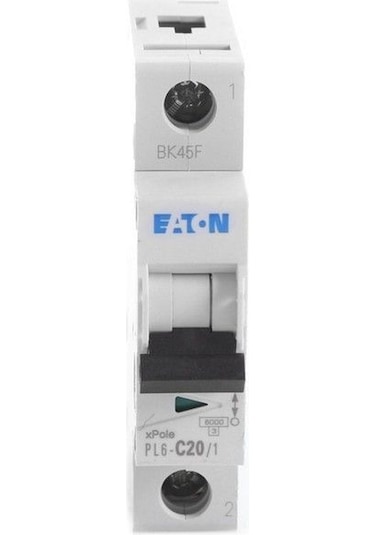 Eaton 286534 Minyatür Devre Kesici - 6ka - C Eğrisi - 1x20a