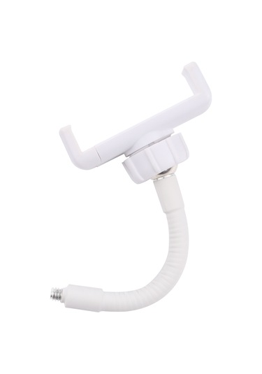 Puluz Sıkıştırma Tabanlı Esnek Klips Montaj Tutucusu Beyaz