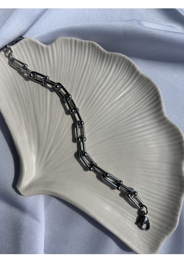 Çelik Tiffany Bileklik Gümüş