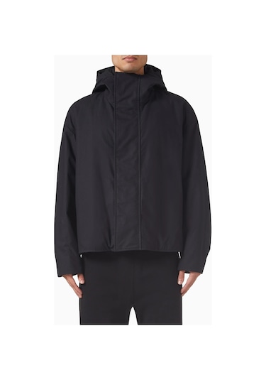 Jil Sander Su Tutmayan Pamuklu Ceket, Water -, Şık Ve Fonksiyonel Siyah