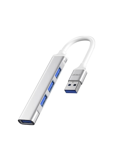 Cbtx Enkay Hat Prınce Enk-at114 Çok Bağlantı Noktalı Hub Adaptörü 4'ü 1 Arada Usb3.0 Genişletici Usb Bağlantı İstasyonu, Usb3.0 + 3 Usb2.0 İle