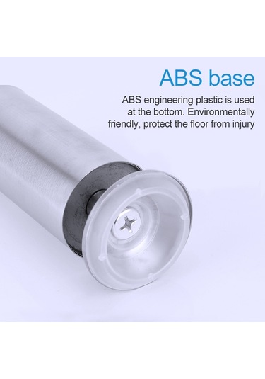 Paslanmaz Çelik Tel Çekme Kalınlaşmış Sütun Kanepe Mobilya Dolabı Ayağı, Yükseklik: 400mm Diğer