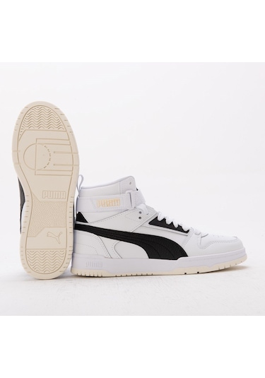 Puma RBD Game - Erkek Beyaz-Siyah Bilekli Spor Ayakkabı - 385839 Çok Renkli