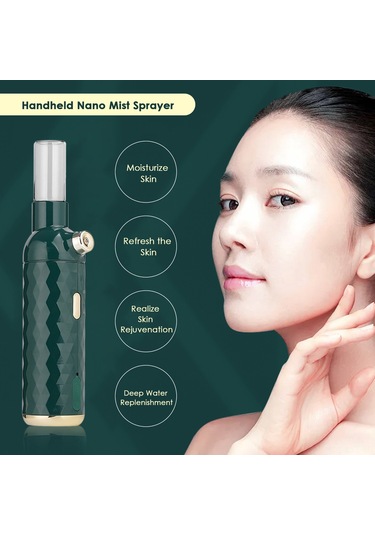 Youtek Taşınabilir Nano Nemlendirici Cihaz - 140kpa Yüksek Basınçlı Yüz Spreyi İle Derin Nemlendirme