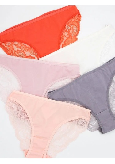 Donella Pamuklu Slip Külot Seti, 5 Adet. 134324769 Gri