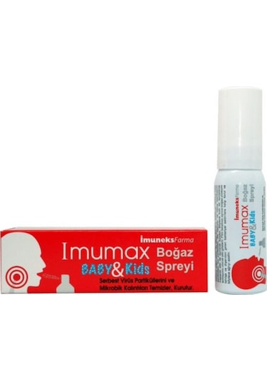 Imumax 3+ Baby Kids 20 ML Boğaz Spreyi