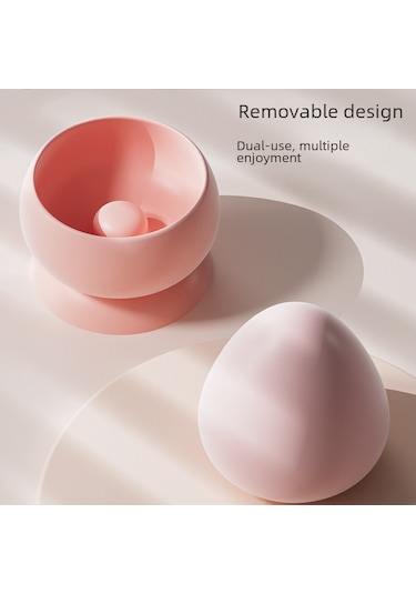 Geeksen Pembe Kutulu Silikon Top: Süction Cup Dizaynlı, Omuz-üst-bel Masajı, Yoga Geliştirici, Dayanıklı Vücut Gerginliği Alıcı刺猬 Top Diğer