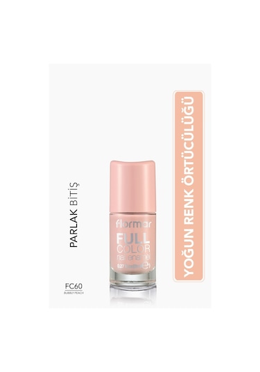 Flormar Oje - Full Color Nail Enamel C60 Berry Brown 8690604497591