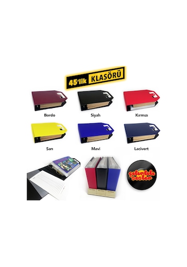 45'lik Plak Klasörü