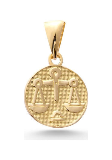 Sefa Gold 14 Ayar Altın Terazi Burcu Kolye Ucu