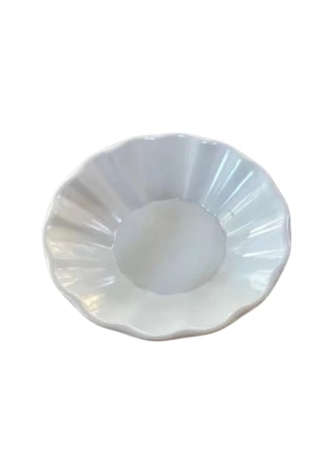 Tria Ml104w Melamin Beyaz Kahveci Çay Tabağı 6 Lı Beyaz