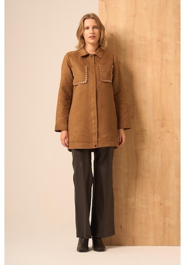 Ftz Women Kadın Süet Kap Camel 31268 Camel