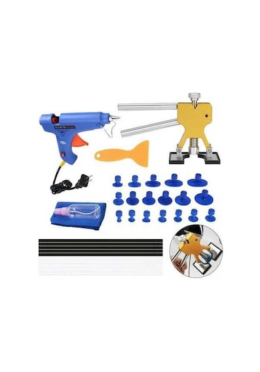 Pazly 33 Parçalı Boyasız Çizik Onarım Seti - Kullanımı Kolay Yapıştırma Tabancası Ve Çubukları