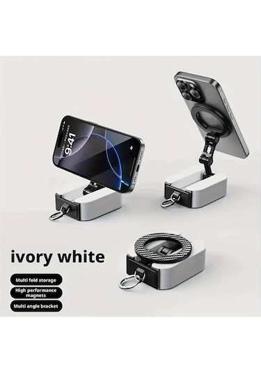 Cordial Siyah Manyetik Araç Telefon Tutucu - Seyahat Ve Ev Kullanımı İçin Ayarlanabilir