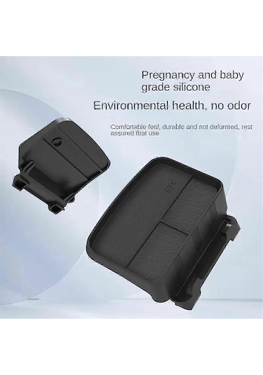 Model Y Silikon Bardak Ve Anahtar Tepsisi İçin Gösterge Paneli Saklama Kutusu Orta Konsol Düzenleyici Braketi Gri