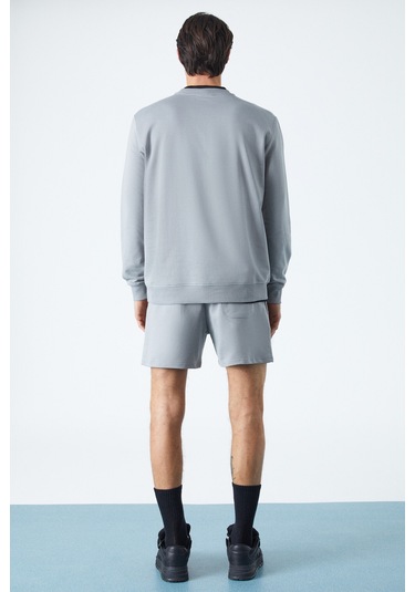 Federer Erkek Uzun Kollu Regular Bisiklet Yaka Gri Eşofman Takımı