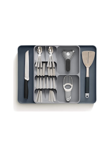 Joseph Joseph 85166 Drawer Store Genişleyen Çatal Gereç ve Alet Düzenleyici Gri