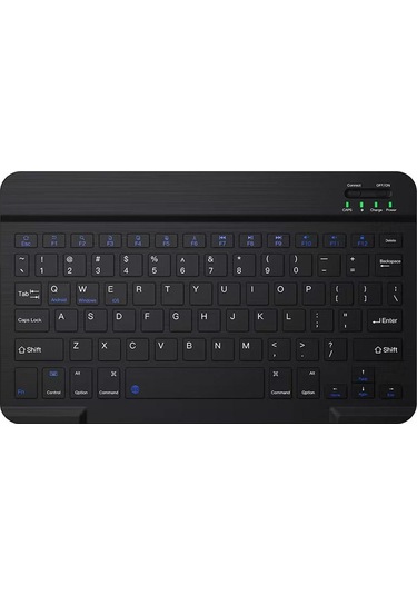 10 İnç Kablosuz Bt Klavye Threesystem Evrensel Renkli Şarj Edilebilir Bt Klavye Cep Telefonu