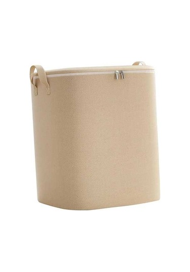 Pazly Tote Suntek Saklama Kutusu Katlanabilir Giysi Çantası Bej 180l-50x50x70cm Sl Diğer