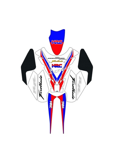 Grippatch Honda Cbr1000rr 2014-2016 Uyumlu 11 Parça Tank Pad Seti Gc98