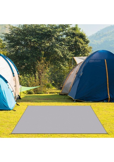 Suntek Plaj Battaniyesi Suya Dayanıklı Portatif Piknik Açık Gri