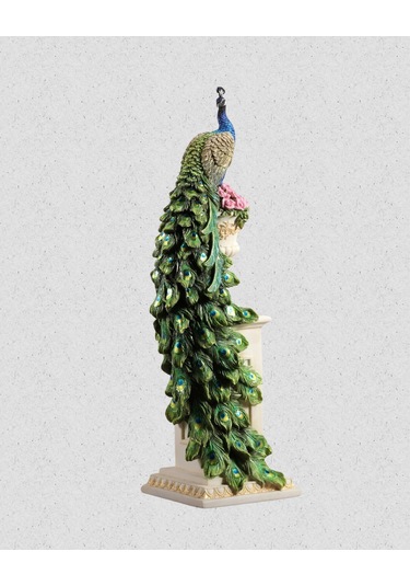 Roma Sütun Vazosu Üzerinde Tavus Kuşu Biblosu 1