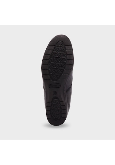 Forelli 57610-g Funda Siyah Kadın Hakiki Deri Ayakkabı Siyah