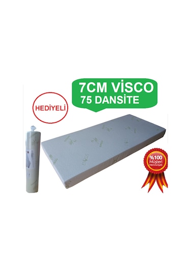 Yatakmerkezi 160X200 Visco Yatak 7 Cm Visko Çift Kişilik Yatak