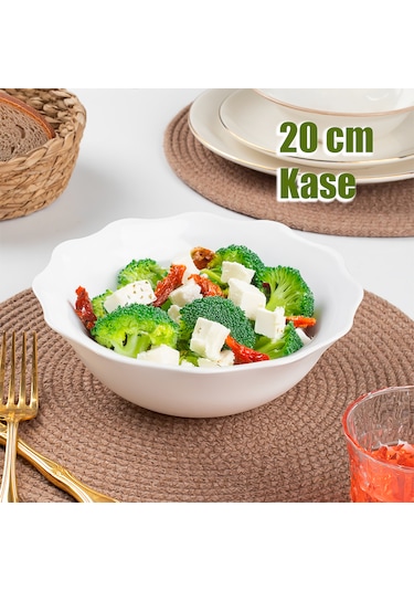Porsima Lhjw80 Porselen Kase Derin Salata Kasesi 20 Cm