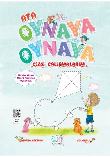 Ata Oynaya Oynaya Çizgi Çalışmaları 3-4 Yaş