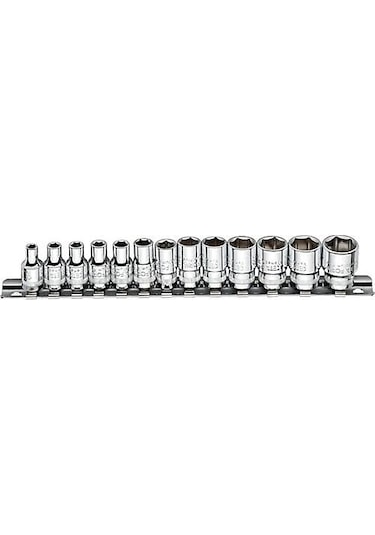 Cetaform 14mm 1/4'' Raylı13 Parça Lokma Anahtar Takımı C02-rh13