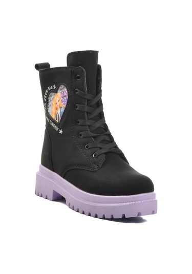 Walkway Leonis F Siyah-lila Çocuk Bot Siyah - Lila