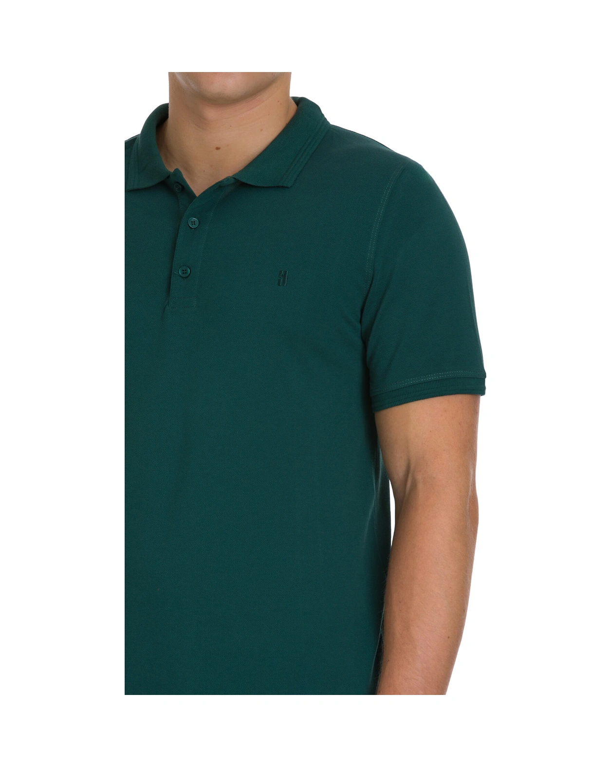 Hatemoğlu Yeşil Regular Fit 100% Pamuklu Polo Yaka Tişört 35230 608381