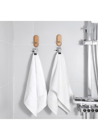 Ulzyvf 20'lik Çok Amaçlı Çamaşır Askısı - Pantolon, Çorap, Havlu İçin Paslanmaz Çelik Beyaz Beyaz