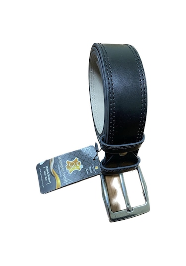 Karalı Erkek Kemer Kot Ve Kanvasa Uygun Kahve Rengi 4218-1-135 Cm 001