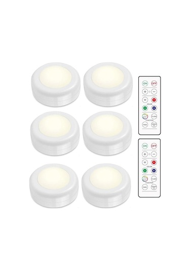 Inf Led Spot Seti 2 Pratik Uzaktan Kumandayla 6 Şık Işık Diğer