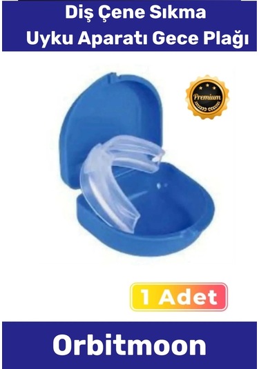 Premium Özel Seri Gece Plağı Çene Diş Sıkma Gıcırdatma Önleyici Koruyucu Diş Aparatı