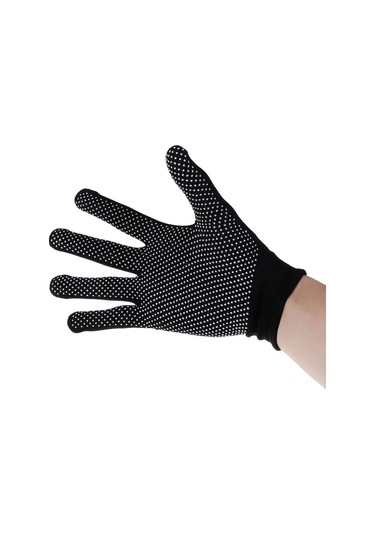 Reblaze Tırnak Ucu Pvc Mikro Noktalı 6 Çift Siyah Eldiven 363296615