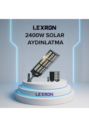 Lexron 2400w Solar Aydınlatma
