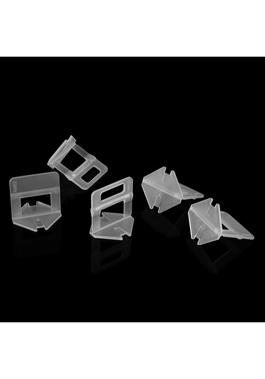 Yunboo 100 Adet 2.5mm Kaliteli Plastik Faience Düzeltici Tabanı - Faience Aralığını Sabitler Ve Kaymayı Önler Diğer