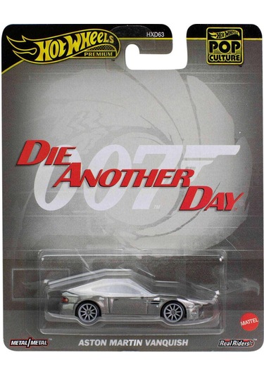 Hot Wheels Pop Culture Premium Arabalar Aston Martin Vanquish Hxd63 Jbl55 Gri