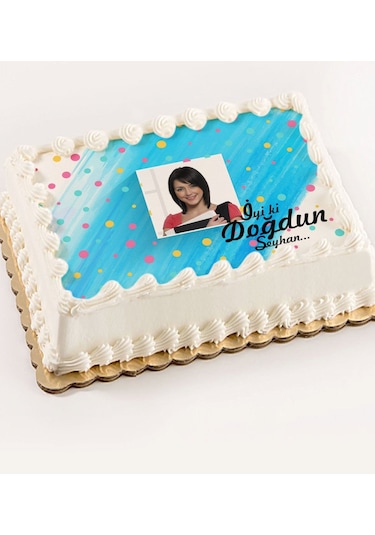 Kişiye Özel Yaş Pasta Üzeri Baskılı Yenilebilir Şekerli Kağıt - 2
