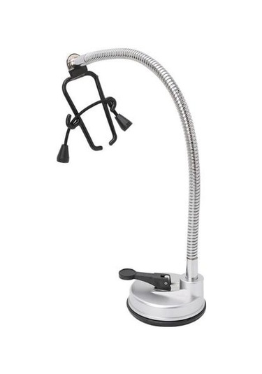 517a Masaüstü Saç Kurutma Makinesi Tutucu Paslanmaz 360 Derece Rotasyon Eller Serbest Standı Banyo Rafları