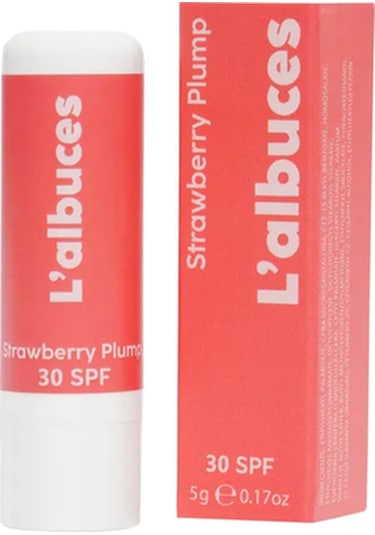 L'albuces Strawberry Plump Lip Balm Dudak Nemlendirici SPF30 2'li