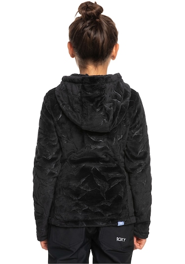 Roxy Igloo Gırl Kız Çocuk Polar Ceket Siyah Siyah