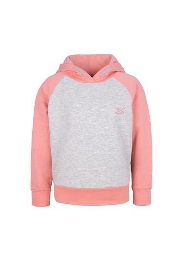Brz Kids Kız Çocuk Kapüşonlu Sweatshirt Hoodie-gri Melanj Gri Melanj