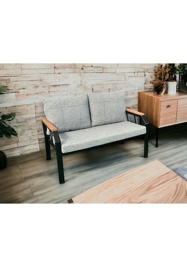 Tu Tienda Nergiz Ikili Oturak Bahçe Mobilyası,kayrak Gri Kayrak Gri