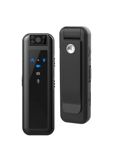 Springsun Video Kamera 1080p Vücut Kamerası Ses Ve Video Kaydı Giyilebilir Vücut Kamerası 180